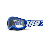 100% Strata 2 Youth Goggles - Blue - Clear Lens