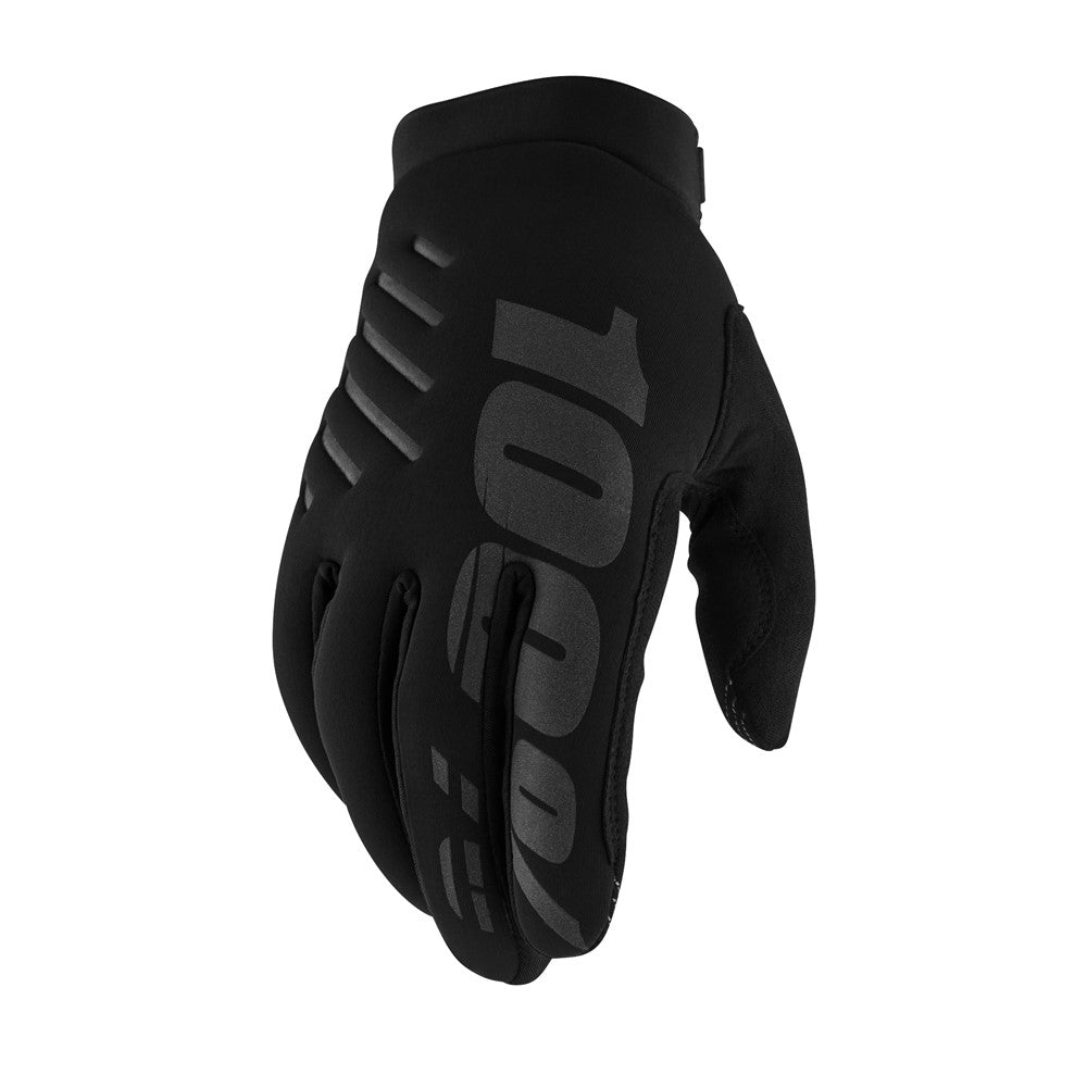 100% Brisker Youth Cold Weather Gloves - Black