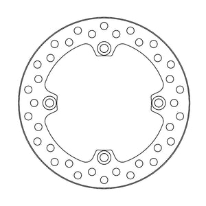 REAR BRAKE DISC MOTO MASTER VINTAGE HONDA CR125R CR500R 89-01 CR250R 89-96