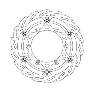 Moto Master Flame Front Brake Rotor - Suzuki Kawasaki Yamaha - 270mm