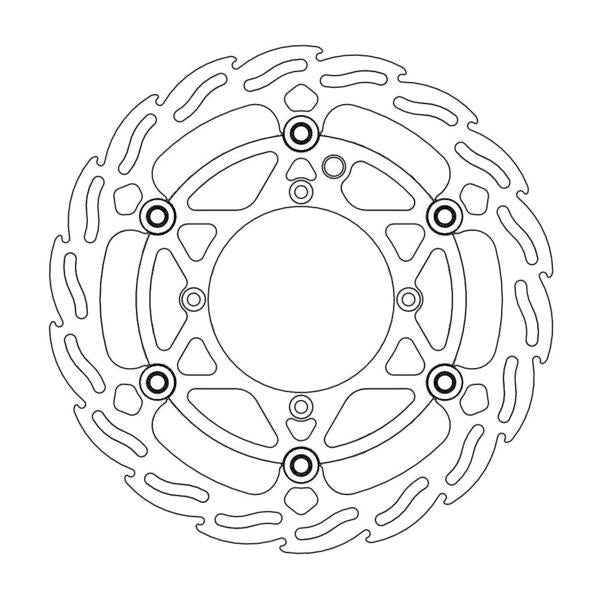 Moto Master Flame Front Brake Rotor - Husqvarna TC85 KTM 85SX - 260mm