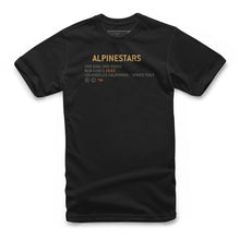 Load image into Gallery viewer, Alpinestars Quest Tee Black