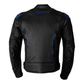 RST S1 LEATHER JACKET [BLACK/GREY/NEON BLUE]