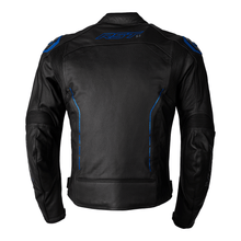 Load image into Gallery viewer, RST S1 LEATHER JACKET [BLACK/GREY/NEON BLUE]