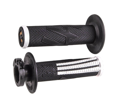 ODI EMIG Pro V2 Lock On Grips - Black/White - 2 & 4 Stroke