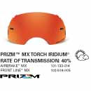 Load image into Gallery viewer, SAMPLE PICTURE - Oakley Prizm MX Torch Iridium lens - for Airbrake (OA-101-133-014) and Front Line (OA-102-516-005) goggles - have a 40% rate of transmission