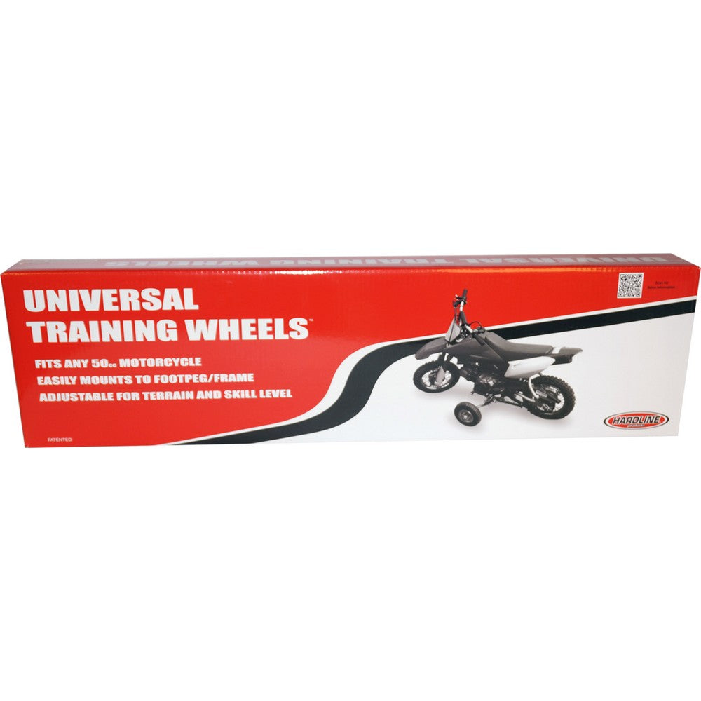 Hardline Universal Training Wheels - Fits Most 50cc Motorcycles
