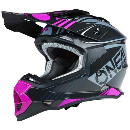 Oneal Youth Large : 2 Series MX Helmet - Rush Pink/Black