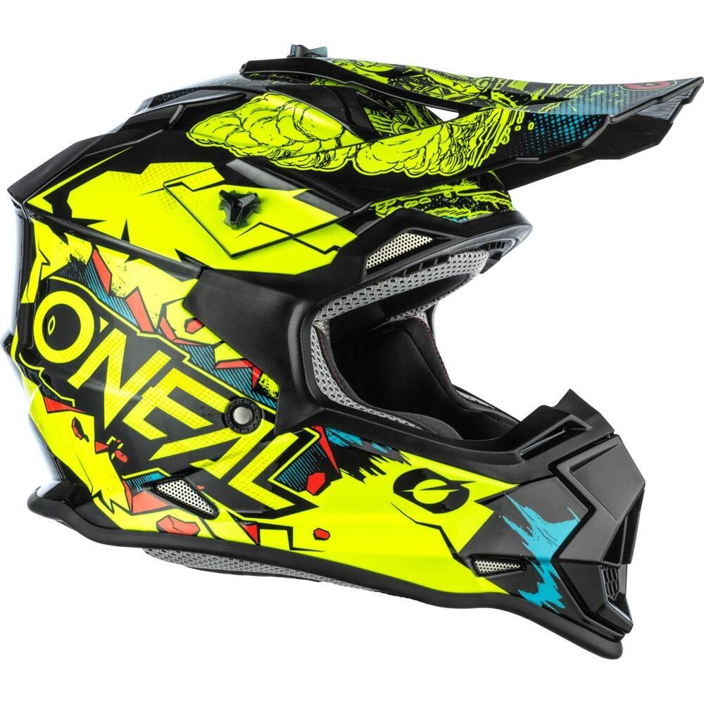 Oneal : Youth Large : 2 Series MX Helmet : Villain Yellow