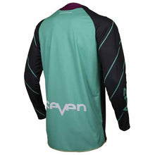 Load image into Gallery viewer, Seven&#39;s Annex Exo Jersey in black/aqua colourway