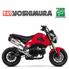 Load image into Gallery viewer, YM-12120EH320 - Yoshimura signature RS-9 slip-on (stainless/aluminium/carbon fibre) for 2014-2015 Honda Grom