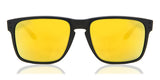 Oakley Holbrook XL Sunglasses - Matte Black with 24K Prizm Gold Lens