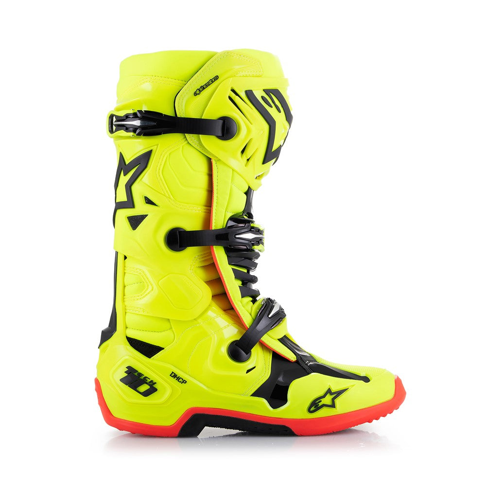 Alpinestars Tech-10 MX Boots - Yellow Fluoro
