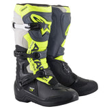 Alpinestars Tech-3 MX Boots Black/Cool Gray/Yellow