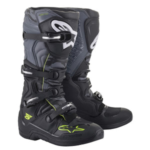 Alpinestars Tech-5 Adult MX Boots - Black / Gray