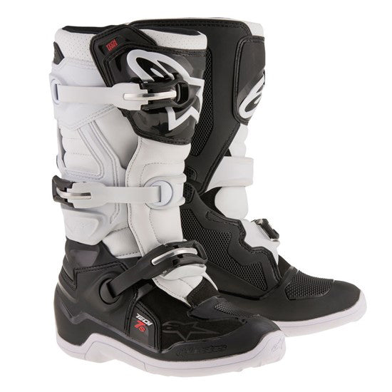 Alpinestars Tech-7S Youth MX Boots Black/White
