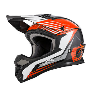 Oneal : Youth Medium : 1 Series MX Helmet : Stream Black/Orange