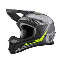 Load image into Gallery viewer, Oneal : Youth X-Large : 1 Series MX Helmet : Stream Grey/Yellow