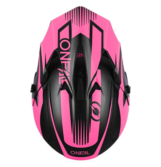 Oneal 1SRS Youth Helmet Peak - Stream V.23 Black/Pink