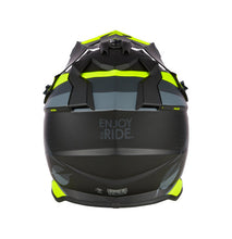Load image into Gallery viewer, Oneal Adult Medium MX Helmet - Spyde Black Grey Yellow