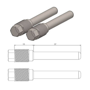 BRAKE PAD PIN MOTO MASTER FOR MOTOMASTER CALIPER 210103