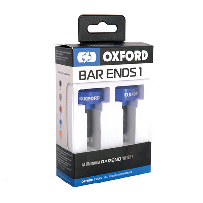 Oxford Handlebar Ends - Pair - Blue