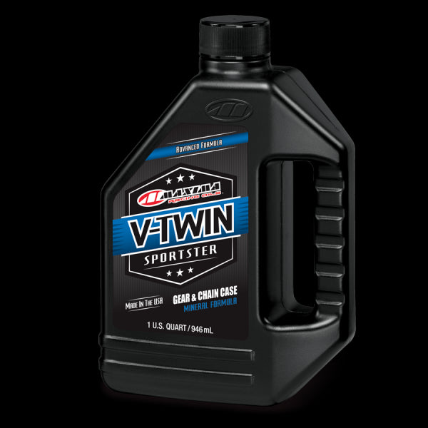 Maxima V-Twin Chain Case Sportster Mineral Gear Oil - 946ml