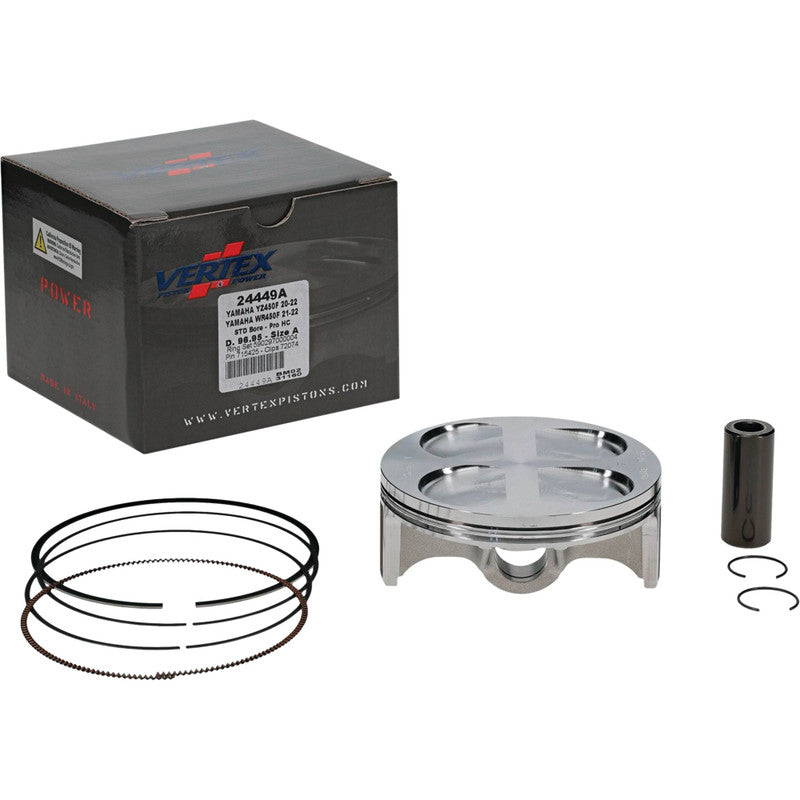 Vertex Piston Kit - Yamaha YZ450F WR450F YZ450FZ 20-22 - 96.95mm (A) HI COMP