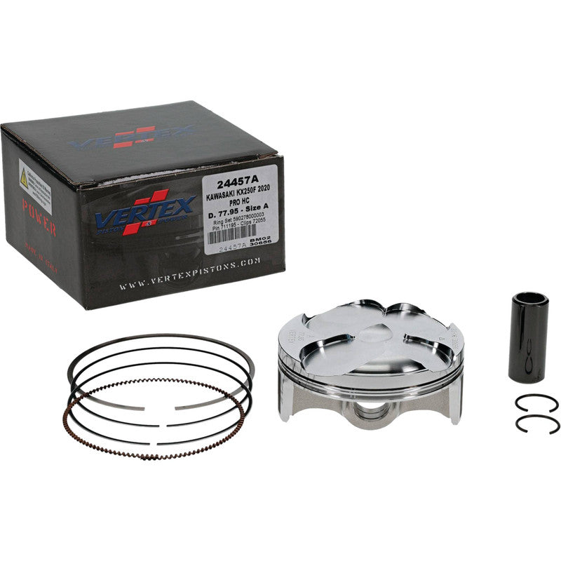 Vertex Piston Kit - Kawasaki KX250F 2020 - 77.95mm (A) HI COMP