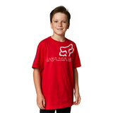 FOX YOUTH SKEW SS TEE [FLAME RED]