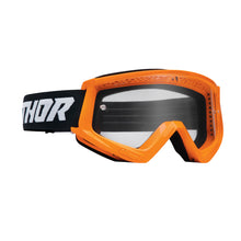 Load image into Gallery viewer, Thor Adult Combat Racer MX Goggles - Flo Orange Black S22