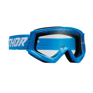 Thor Adult Combat Racer MX Goggles - Blue White S22