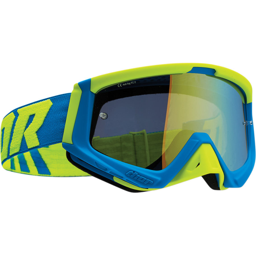 Thor Adult Sniper MX Goggles - Blue Flo Acid S22