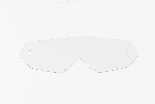 Thor Enemy Hero Bomber Goggle Lens - DRILLED FOR ROLL OFFS CLEAR