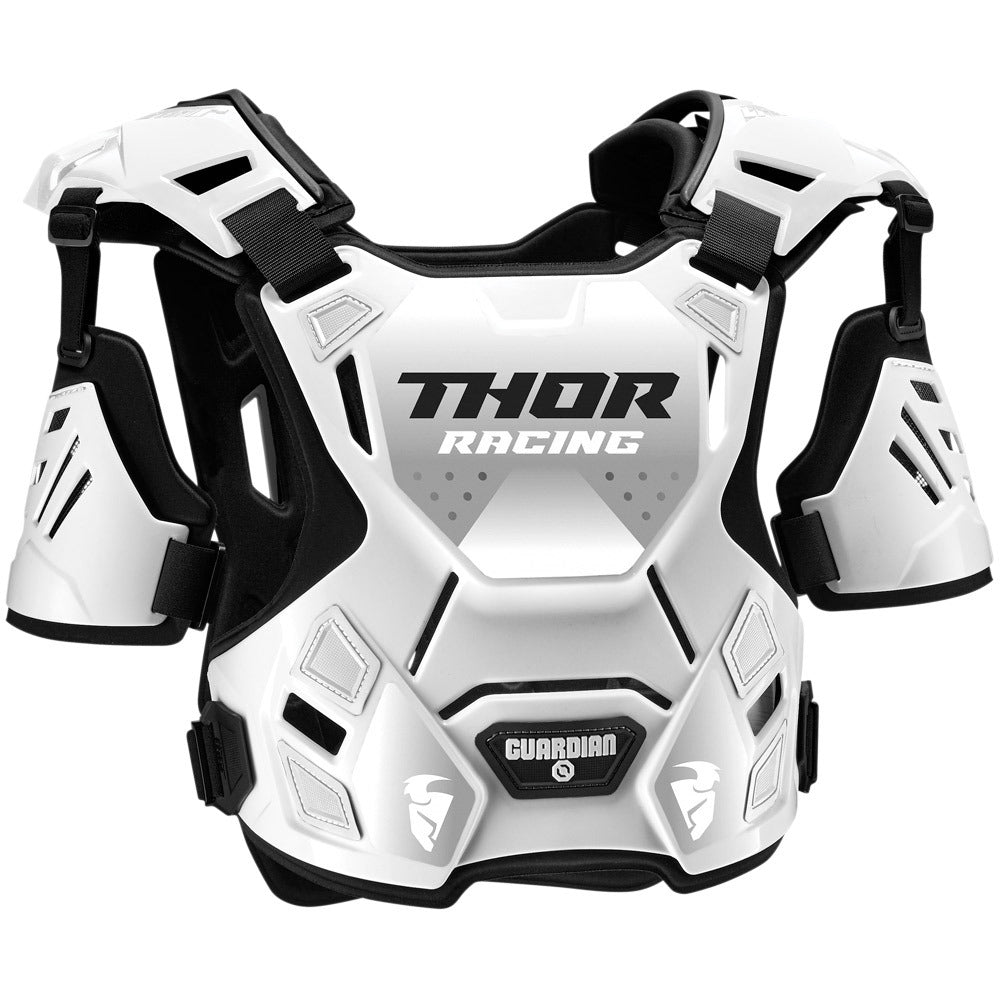 Thor Youth 2XS/XS Chest Protector : White : 18-27kg