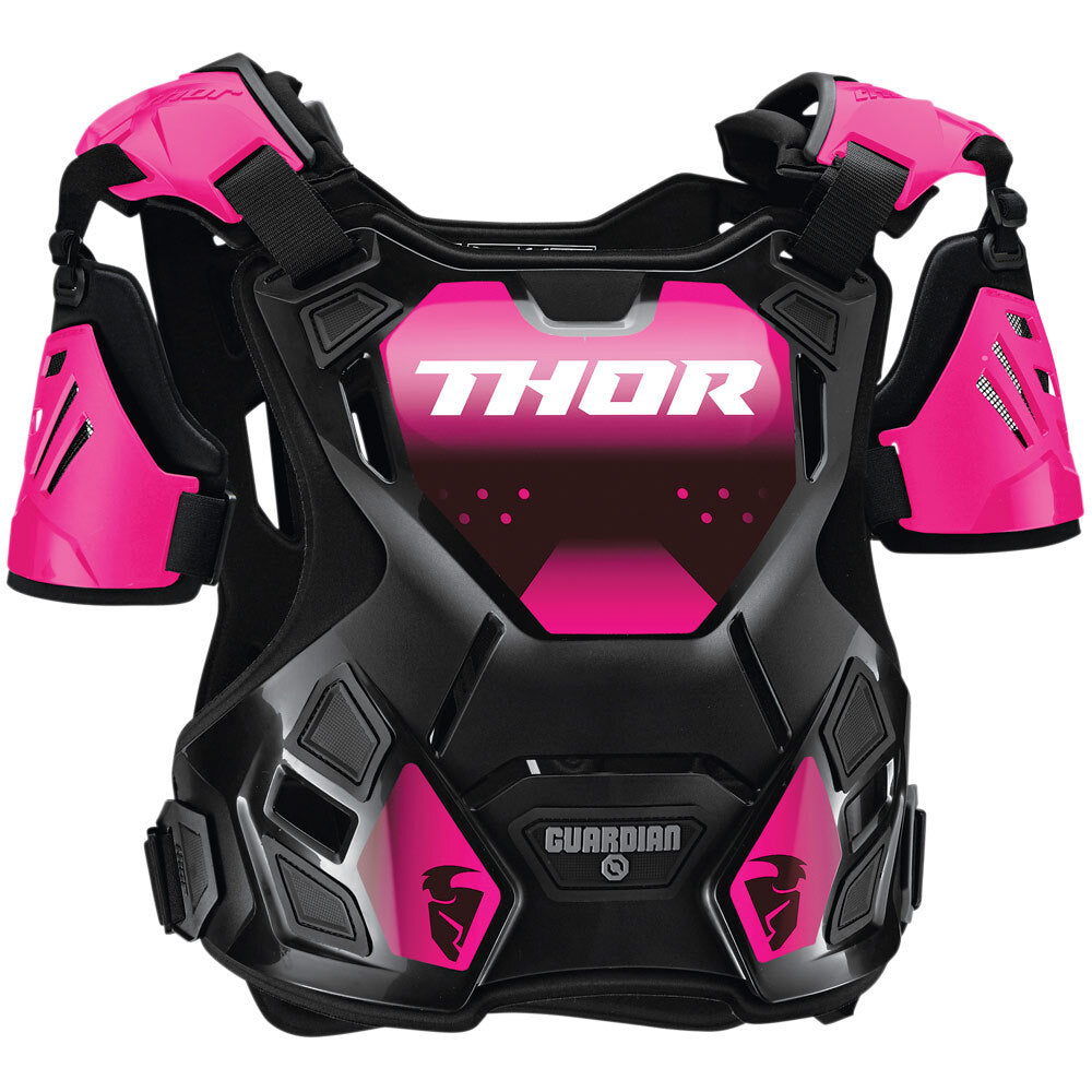 Thor : Ladies Adult : MX Chest Protector : Guardian : Black/Pink : S20