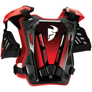 Thor Youth S/M Chest Protector : Black/Red : 27-45kg