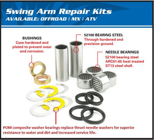 SWING ARM BEARING KIT ALL BALLS YAMAHA YZ125 YZ250 YZ250F WR250F WR426F YZ400F YZ426F WR400F