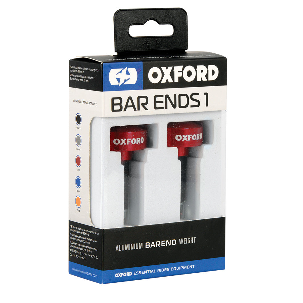 Oxford Handlebar Ends - Pair - Red