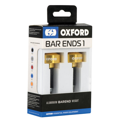 Oxford Handlebar Ends - Pair - Gold