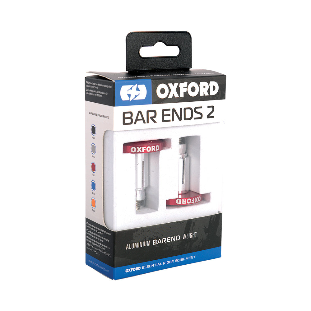 Oxford Handlebar Ends 2 - Pair - Red