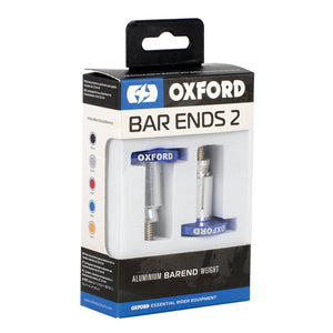 Oxford Handlebar Ends 2 - Pair - Blue