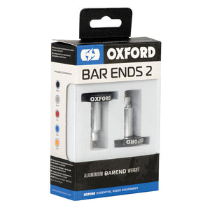 Oxford Handlebar Ends 2 - Pair - Silver