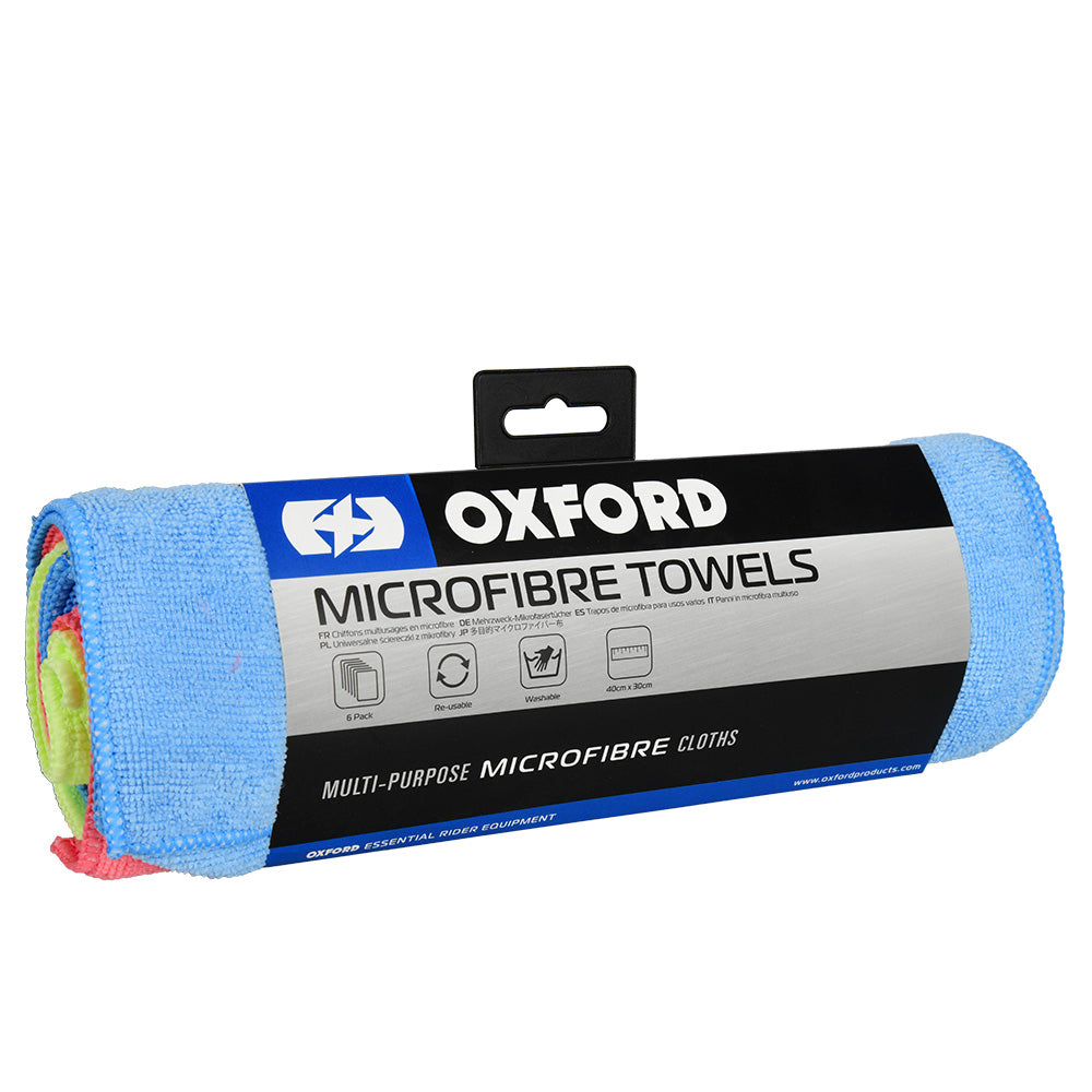 Oxford Microfibre Towels - 6 Pack