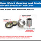 UPPER REAR SHOCK BEARING KIT HONDA CR125R 96-07, CR250R 97-07, CR500R 96-01, CRF250R 04-20, CRF250RX
