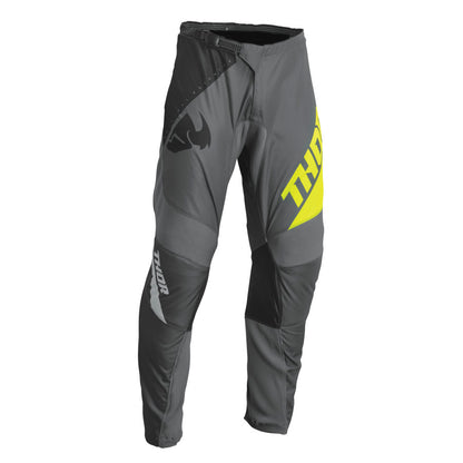 Thor Adult MX Pants S23 - SECTOR EDGE GRAY/ACID