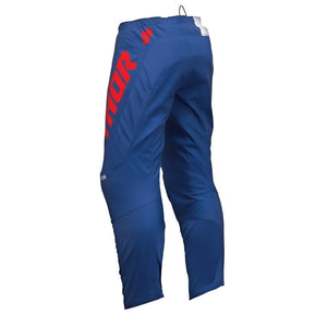 Thor Sector Adult MX Pants - Checker Navy/Red