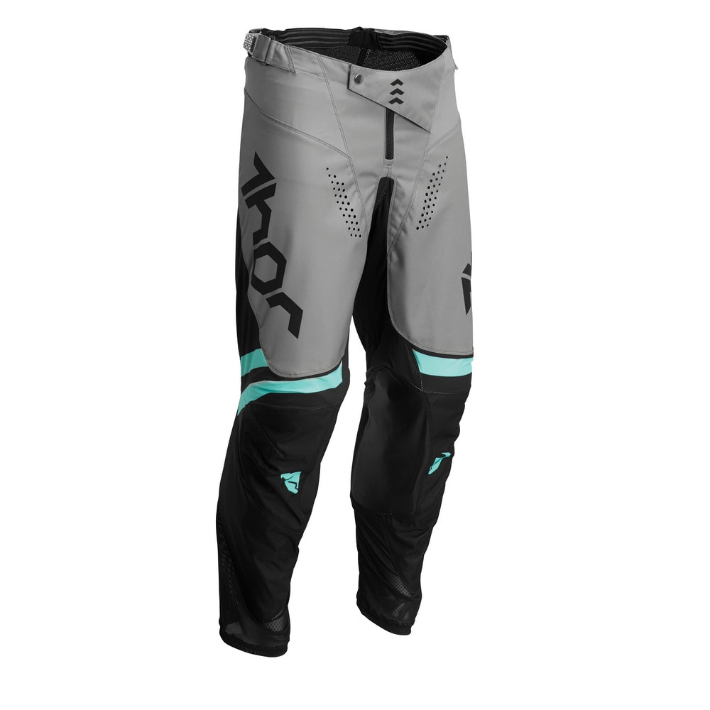 Thor Adult Pulse MX Pants - Cube Black Mint - S22