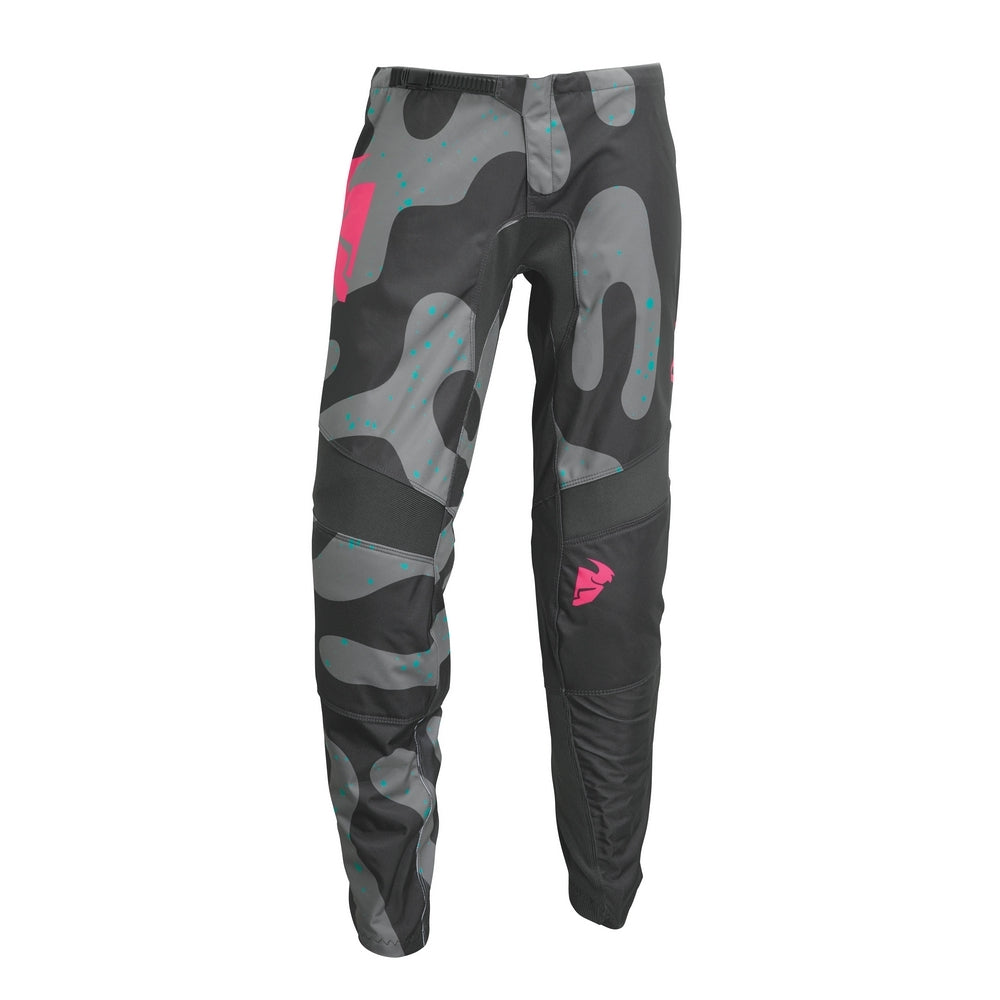 Thor Sector Womens S23 MX Pants - Dis Gray/Pink