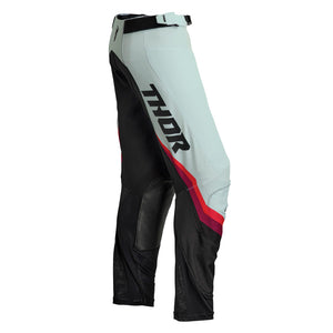 Thor Womens MX Pants S23 PULSE REV BLACK/LIGHT MINT